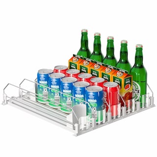 Foto 1 | Foto 1 | Organizador De Bebidas Kuukikv Mejorado Para Nevera  25 Latas  Color Blanco - Venta Internacional.