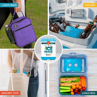 Foto 2 | Foto 2 | Ice Packs Healthy Packers Original Cool Pack (juego De 6) - Venta Internacional.