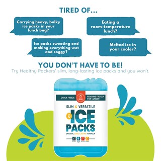 Foto 3 | Foto 3 | Ice Packs Healthy Packers Original Cool Pack (juego De 6) - Venta Internacional.