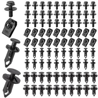 Foto 1 | Foto 1 | Juego De Tornillos Para Carrocería Y Clips Para Tuercas En U Urmecch 90 Piezas Negro - Venta Internacional.