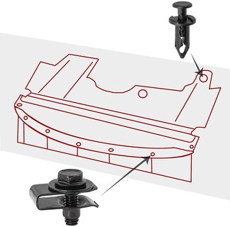 Foto 4 | Foto 4 | Juego De Tornillos Para Carrocería Y Clips Para Tuercas En U Urmecch 90 Piezas Negro - Venta Internacional.