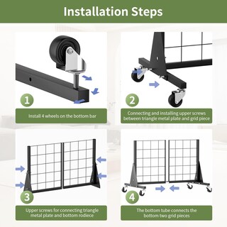 Foto 4 | Foto 4 | Paneles De Pared Con Rejilla Rczscbk Paquete De 1 Paquete Con 4 Accesorios De Malla - Venta Internacional.