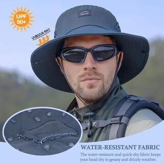 Foto 3 | Foto 3 | Sombrero De Sol Sireck Upf50+ De Ala Ancha Para Hombre Y Mujer Color Azul Marino - Venta Internacional.