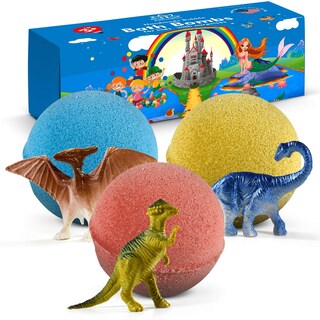 Foto 1 | Foto 1 | Bombas De Baño Relaxcation Organic Dino Con Surprise Inside X3 - Venta Internacional.