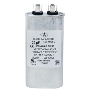 Foto 1 | Foto 1 | Condensador Globe Capacitores Cbb65 20uf 370v/440v Motor Start - Venta Internacional.