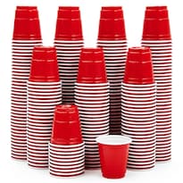 Vasos De Chupito Lilymicky  60 Ml  Desechables  Rojos  Paquete De 300 - Venta Internacional.
