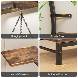 Foto 7 | Foto 7 | Soporte Para Plantas Con Luces De Cultivo Vozzyoto De 7 Niveles Y 63 Pulgadas - Venta Internacional.