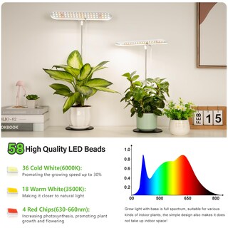 Foto 3 | Foto 3 | Escritorio Grow Light Foxgarden De Espectro Completo Con Temporizador 4/8/12 H - Venta Internacional.