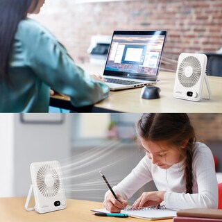 Foto 2 | Foto 2 | Ventilador De Escritorio Whatook Small 5000 Mah Batería De 25 Horas 100 Velocidades - Venta Internacional.