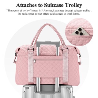 Foto 6 | Foto 6 | Bolsa De Viaje Hyc00 Para Mujer Rosa Capacidad De 30 Litros - Venta Internacional.