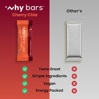 Foto 6 | Foto 6 | Protein Bar Why Bars Superfood Cherry Chía 58 G (paquete De 12) - Venta Internacional.