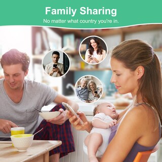 Foto 7 | Foto 7 | Monitor De Vídeo Para Bebés Simyke 1080p Smart Wifi Con Detección De Llantos - Venta Internacional.