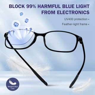 Foto 3 | Foto 3 | Gafas De Lectura Aqwano Blue Light Blocking Tr90 1.5  Paquete De 4 - Venta Internacional.