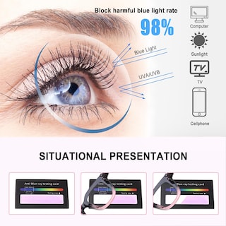 Foto 5 | Foto 5 | Gafas De Lectura Trenvie Cat Eye Que Bloquean La Luz Azul Para Mujer - Venta Internacional.