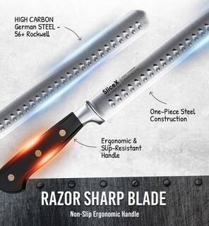 Foto 5 | Foto 5 | Cuchillo Para Rebanar Bright Hobby Brisket 12 Para Asar A La Parrilla  Acero Alemán - Venta Internacional.