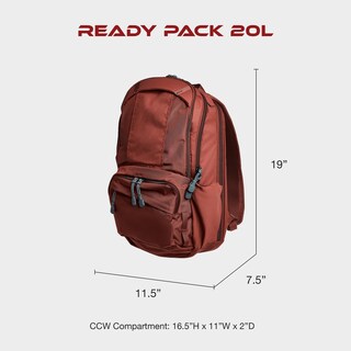 Foto 6 | Foto 6 | Mochila Táctica Vertx Ready Pack De 20 Litros Para Ccw Edc Negra - Venta Internacional.