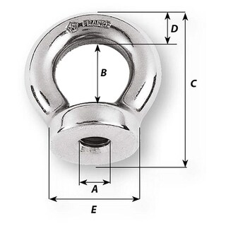 Foto 2 | Foto 2 | Eye Nut Wichard Marine De 3/8 Pulgadas A 13/16 Pulgadas De Diámetro - Venta Internacional.