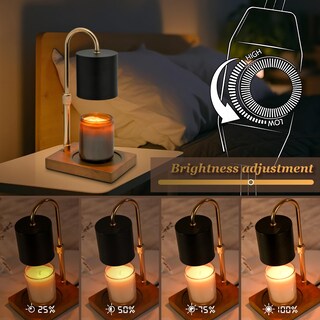 Foto 3 | Foto 3 | Lámpara Calentadora De Velas Eandisom Con Temporizador Para Velas En Tarro - Venta Internacional.