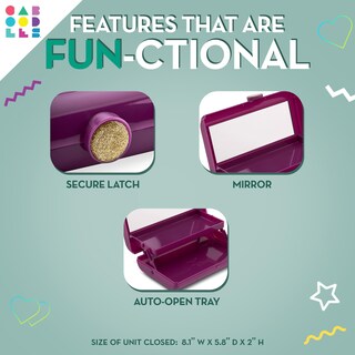 Foto 2 | Foto 2 | Estuche Para Cosméticos Caboodles Take-it Con Espejo Y Bandeja - Venta Internacional.