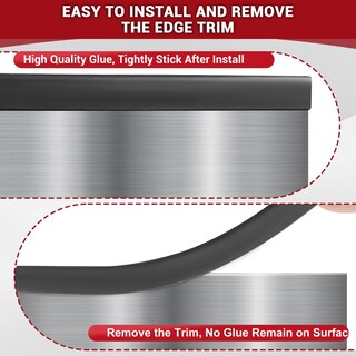 Foto 4 | Foto 4 | Borde De Goma Yanruipro 1/4 Autoadhesivo 20 Pies Epdm Negro - Venta Internacional.