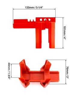 Foto 6 | Foto 6 | Válvula De Bola Qwork Small Paquete De 10 Unidades Para Tubos De 1/2 2 Y 1/2 - Venta Internacional.