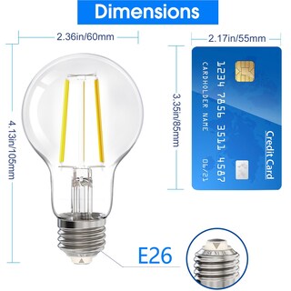 Foto 2 | Foto 2 | Bombilla Led De Filamento E Energetic 3cct E26 De 6 5 W (paquete De 6) - Venta Internacional.