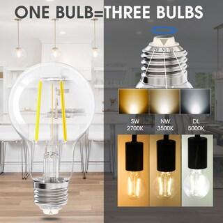 Foto 5 | Foto 5 | Bombilla Led De Filamento E Energetic 3cct E26 De 6 5 W (paquete De 6) - Venta Internacional.