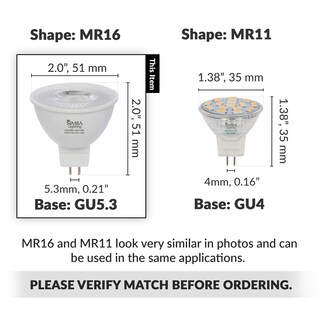 Foto 3 | Foto 3 | Bombilla Led Simba Lighting Mr16 3 5 W 12 V (paquete De 10) - Venta Internacional.
