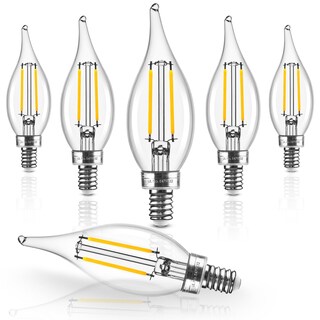 Foto 1 | Foto 1 | Bombilla Led Hizashi E12 Candelabro 4 W 450 Lm 3000 K Blanco Suave Paquete De 6 - Venta Internacional.