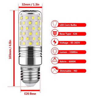 Foto 2 | Foto 2 | Bombilla Led Gezee 15 W E26 Para Candelabro 1500 Lm 6000 K (paquete De 3) - Venta Internacional.