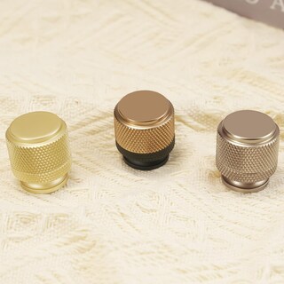 Foto 6 | Foto 6 | Pomos De Armario Bukobyhe Color Champán Y Bronce Estriados Paquete De 10 Unidades - Venta Internacional.