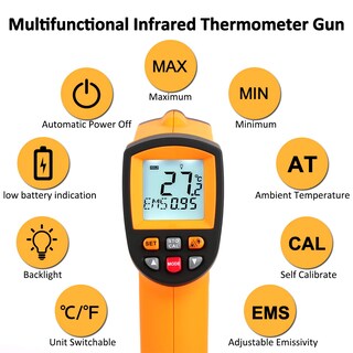 Foto 2 | Foto 2 | Termómetro Infrarrojo Xrclif Para Medir Altas Temperaturas - Venta Internacional.