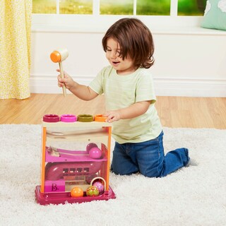 Foto 2 | Foto 2 | Pounding Toy B. Toys Whack-a-ball Con 4 Bolas De Colores Y Un Martillo - Venta Internacional.