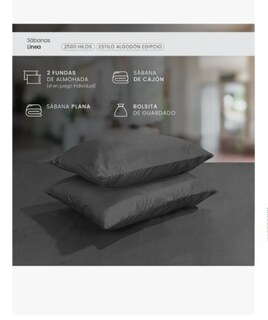 Foto 4 | Foto 4 | Sábanas Matrimoniales 2500 Hilos Tacto Suave Egipcio Premium Diseño De La Tela Oxford
