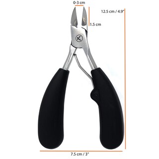 Foto 2 | Foto 2 | Cortauñas Kohm Problade Hoja Extra Ancha Acero Inoxidable - Venta Internacional.