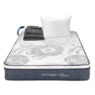 Foto 1 | Foto 1 | Colchón Restonic Ghana King Size + Almohada Royal + Sábanas Royal