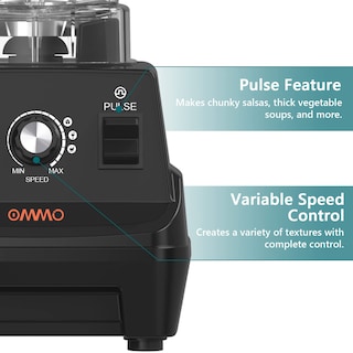 Foto 3 | Foto 3 | Licuadora Ommo 1800 W De Alta Velocidad Con Tarro De 1 8 L Acero Inoxidable - Venta Internacional.