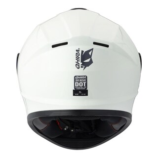 Foto 5 | Foto 5 | Casco Ghira Gh-nova Blanco Cerrado Mica Dorada Blanco