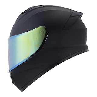 Foto 1 | Foto 1 | Casco Ghira Gh-nova Negro Mate Cerrado Mica Dorada Negro