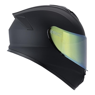 Foto 2 | Foto 2 | Casco Ghira Gh-nova Negro Mate Cerrado Mica Dorada Negro
