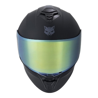 Foto 4 | Foto 4 | Casco Ghira Gh-nova Negro Mate Cerrado Mica Dorada Negro