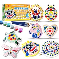 Kit De Pintura Stepping Stones Eggsun Con 8 Piezas Para Niños - Venta Internacional.