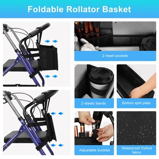 Foto 5 | Foto 5 | Bolsa Rollator Basket Supergear Rollator Walker Con Portavasos - Venta Internacional.