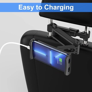 Foto 6 | Foto 6 | Soporte Para Reposacabezas De Coche Asiento Trasero Uniwit Tableta O Teléfono Giratorio De 360° - Venta Internacional.