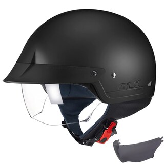 Foto 1 | Foto 1 | Medio Casco De Moto Glx M14 Cruiser Con Visera Tintada Negra - Venta Internacional.