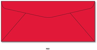 Foto 1 | Foto 1 | Envelopes Brite Hue Red #10 100 Sobres 4 125 X 9 5 Pulgadas - Venta Internacional.