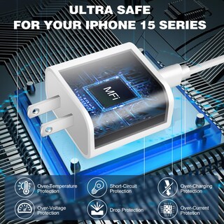 Foto 5 | Foto 5 | Cargador Willtop Para Iphone Carga Rápida Usb-c A Lightning Paquete De 2 - Venta Internacional.