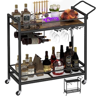 Foto 1 | Foto 1 | Carrito De Bar Laatooree Home Con Soporte Para Vino Y Copa - Venta Internacional.