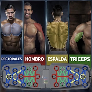 Foto 3 | Foto 3 | ''tabla Barras Pata Lagartijas Crossfit Negro Colores ''
