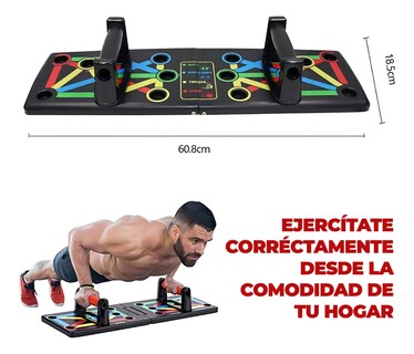 Foto 4 | Foto 4 | ''tabla Barras Pata Lagartijas Crossfit Negro Colores ''
